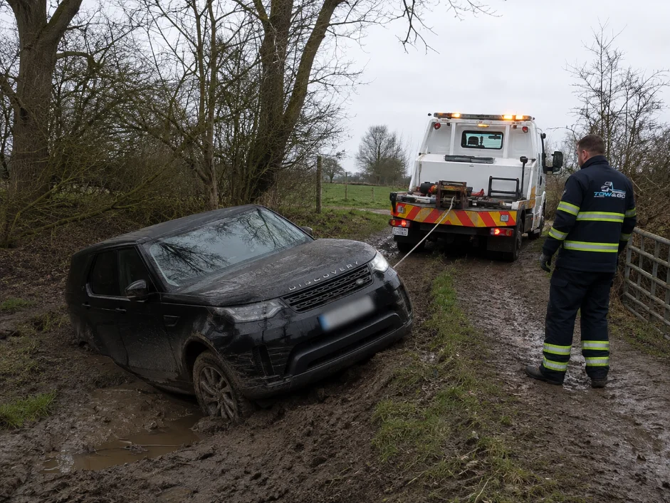 land rover discovery winch recovery cotgrave