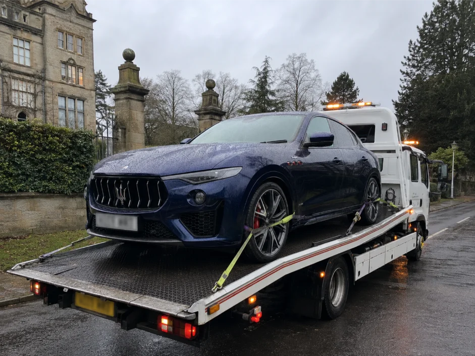 maserati levante luxury car recovery alfreton