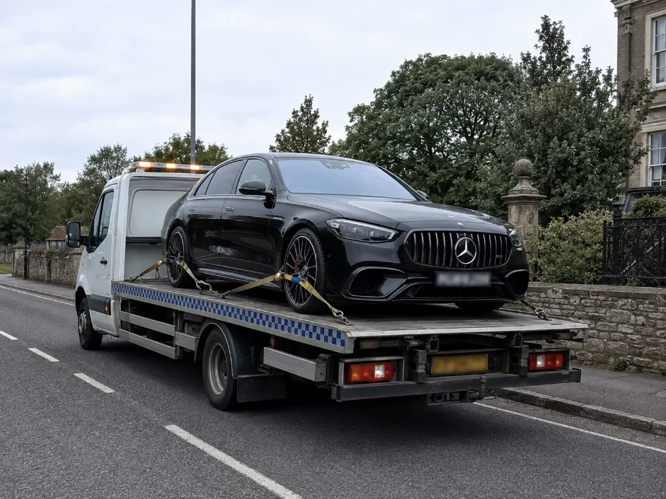 mercedes s63 luxury car recovery sandiacre