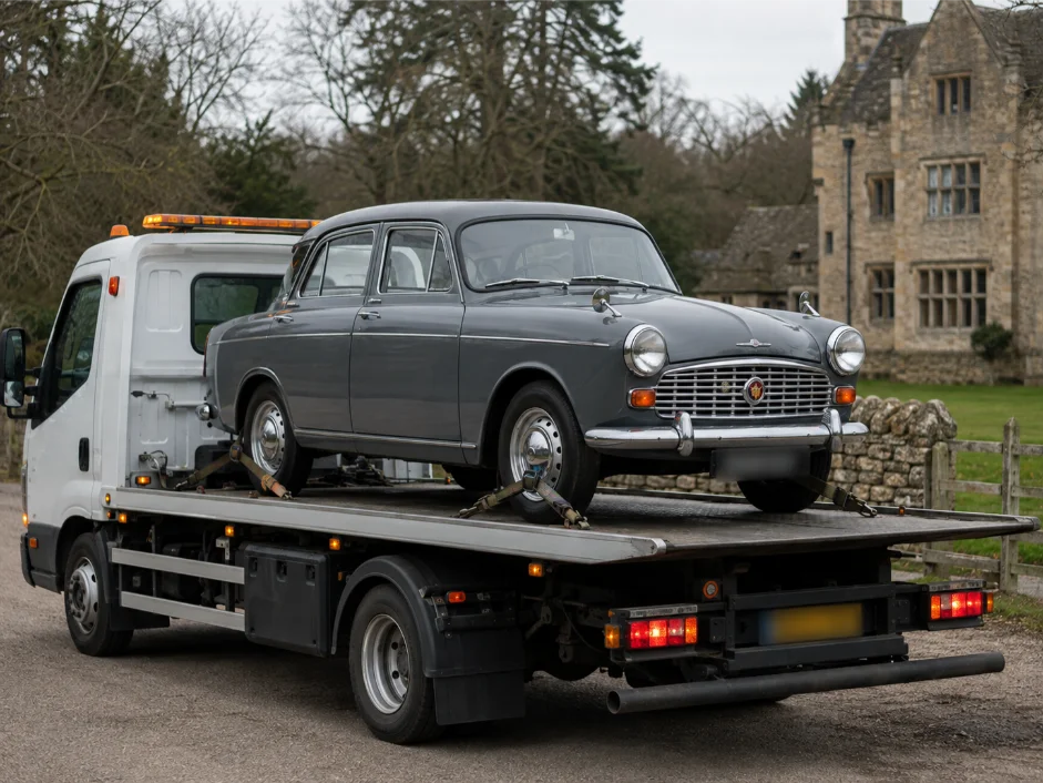 morris oxford classic car recovery alfreton