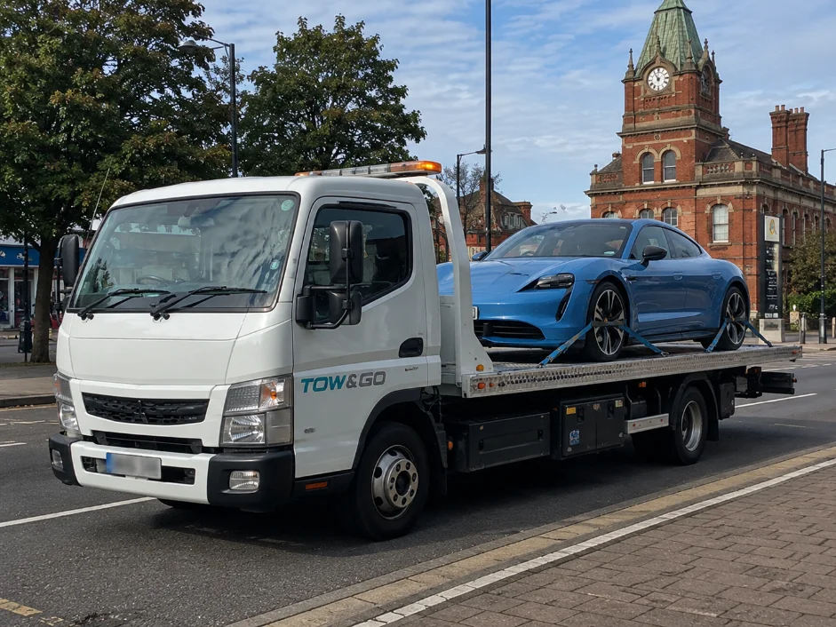 Porsche Taycan Luxury Car Recovery Coalville, UK