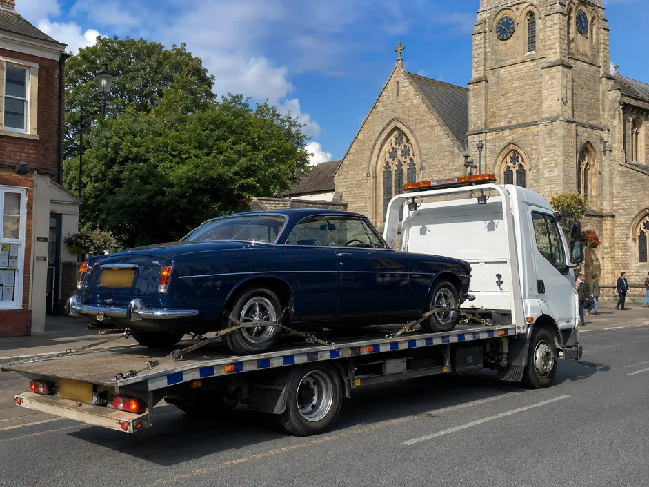 rover p5b classic car recovery market harborough