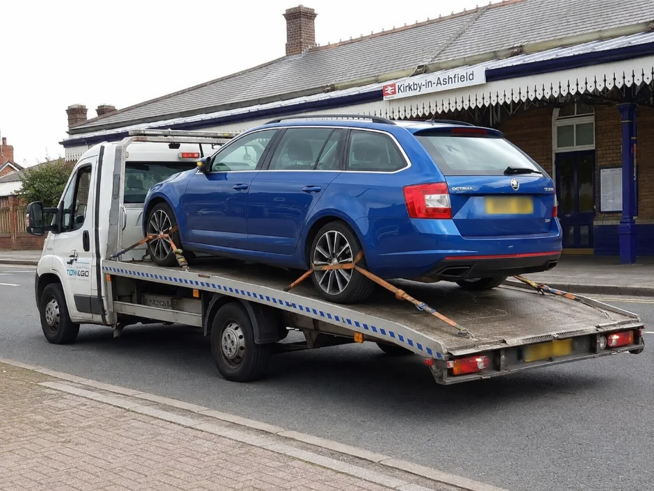 skoda octavia estate vehicle towing kirkby in ashfield