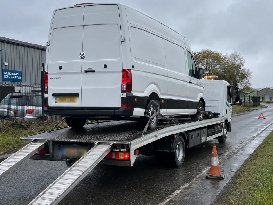 volkswagen crafter van recovery ripley