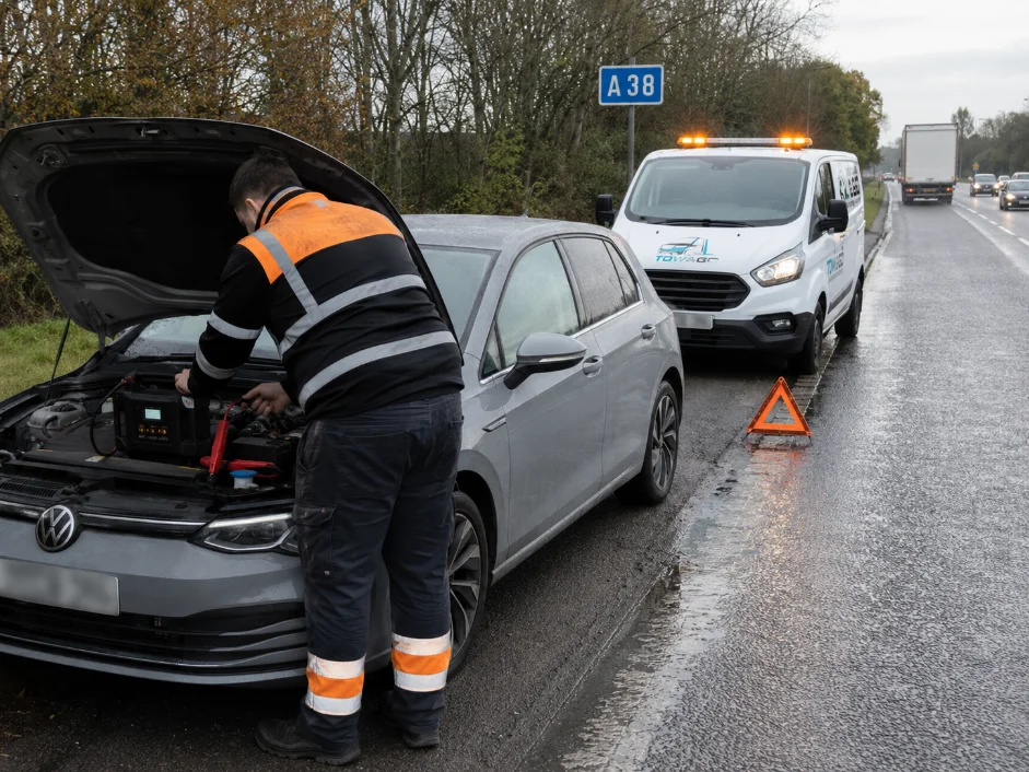volkswagen golf battery boost burton upon trent