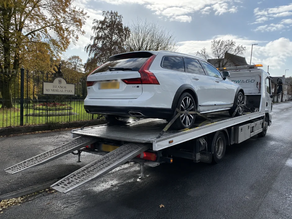volvo v90 vehicle towing heanor