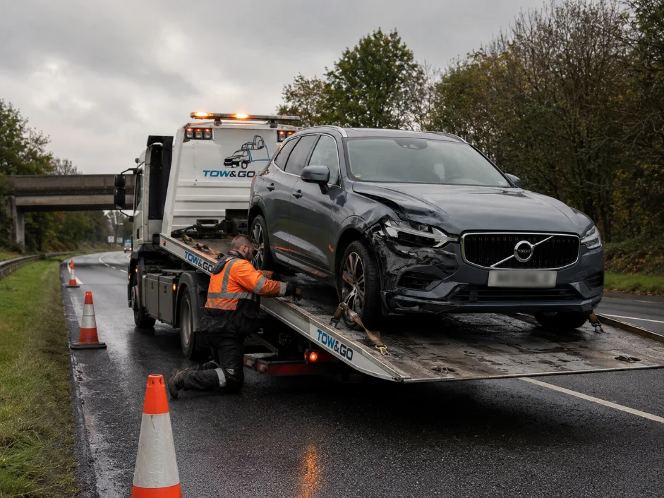 volvo xc60 accident recovery swadlincote